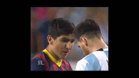 Messi Gives An Autograph Under Tense Conditions