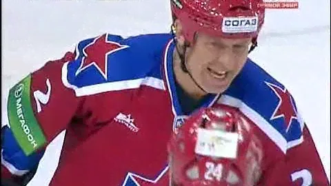 КХЛ 2009/2010 CSKA CKA Возвращение В.Фетисова