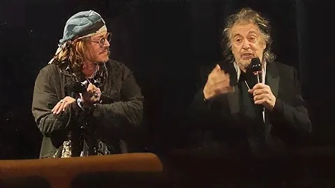Johnny Depp in Paris (With Al Pacino )